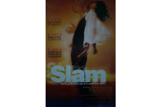 SLAM ORIGINAL 1998 MOVIE POSTER-LARGE 48" X 32" ROLLED MARC LEVIN, SONJA SOHN
