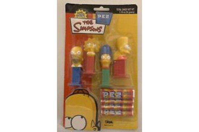 PEZ Party Favors The Simpsons Collectible Set 4 Bart Homer Marge Lisa 2003 57045