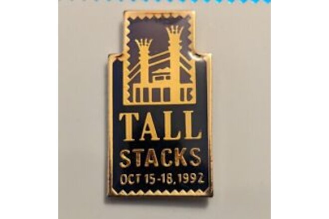 Port Of Cincinnati Ohio Tall Stacks Festival Oct 15-18 1992 Souvenir Lapel Pin