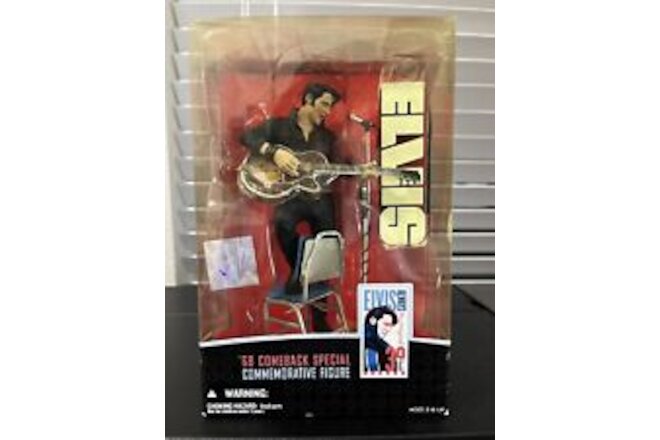 McFarlane Toys 2007 Elvis Presley “68 Comeback Special Commemorative Figure-NEW