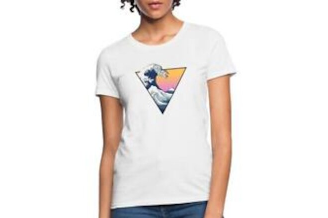 Great Wave Aesthetic / Sunny Ocean Women's T-Shirt
