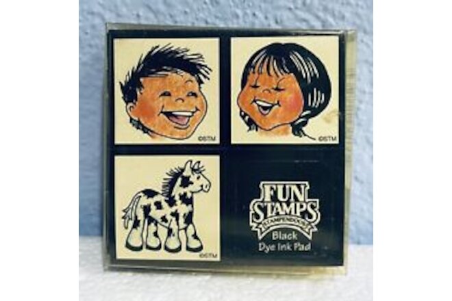 Native American Kids Rubber Stamps Stampendous Mini Rubber Stamp Set NEW RARE