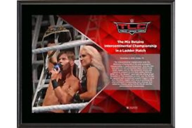 The Miz World Wrestling Entertainment 10.5" x 13" 2016 TLC Sublimated Plaque