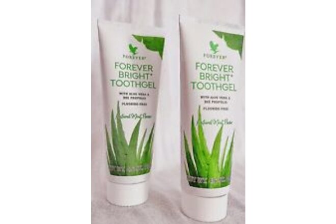 2 ~ Forever Bright TOOTHGEL Aloe Vera with Bee Propolis KOSHER HALAL