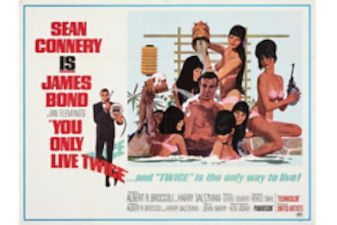 James Bond You Only Live Twice Lobby Poster Print 8 x 10 Reproduction