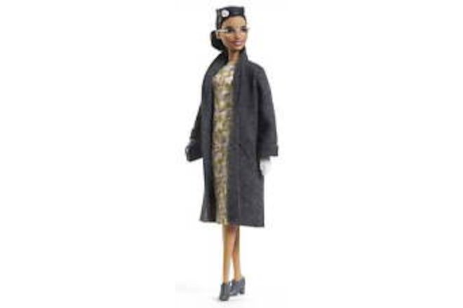 Inspiring Women Rosa Parks Collectible Doll with Dress, Wool Coat & Accessories