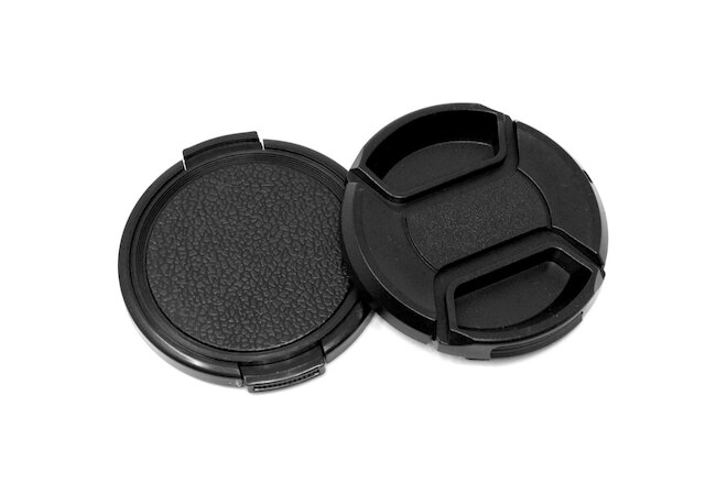 (2-Pack) 67mm Lens Cap center pinch snap on Front Cover for Canon Nikon Sony