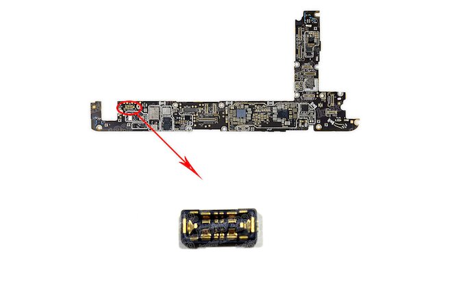 2 X Inner FPC Connector Battery Clip for Google Pixel 4 XL on the mainboard