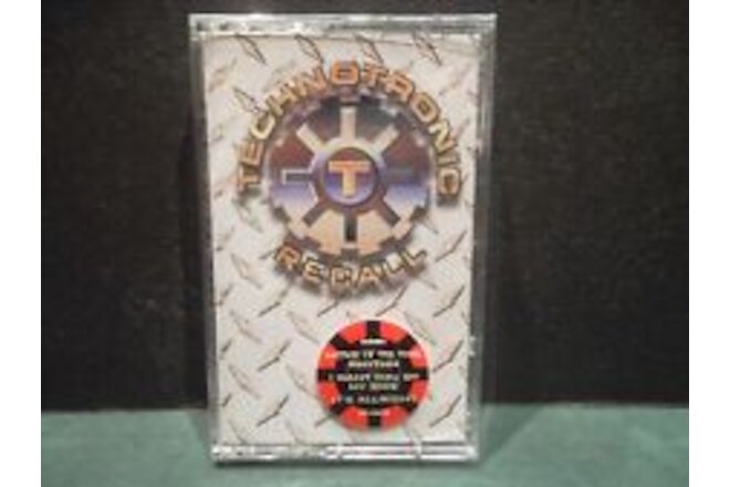 TECHNOTRONIC Recall SEALED Cassette 1995 SBK K4-32628 ALL PERFECT 12 Tracks XDR