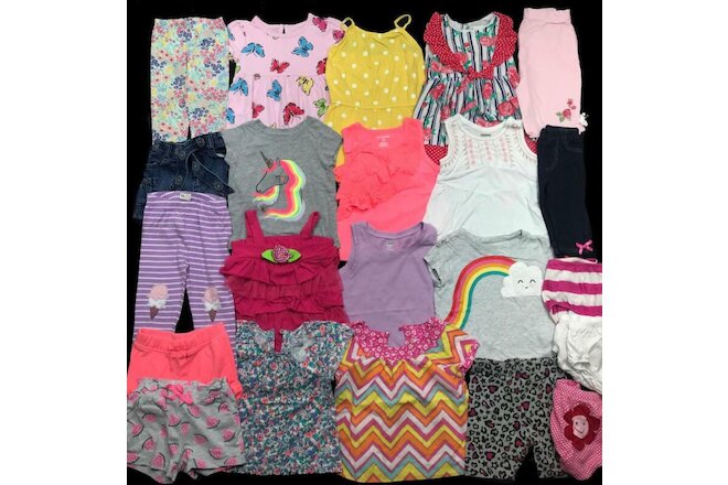 Girl 18 Months 18-24 Months 2T Carter's Spring Summer Outfits Sets Clothes Lot