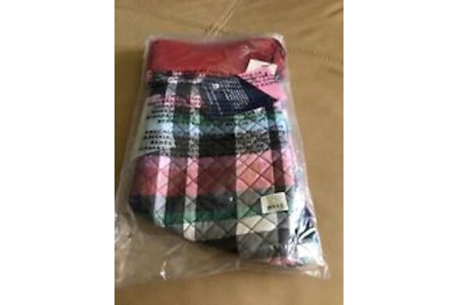 Vera Bradley Quilted Stocking Ribbons Red. NWT Retail $35.00