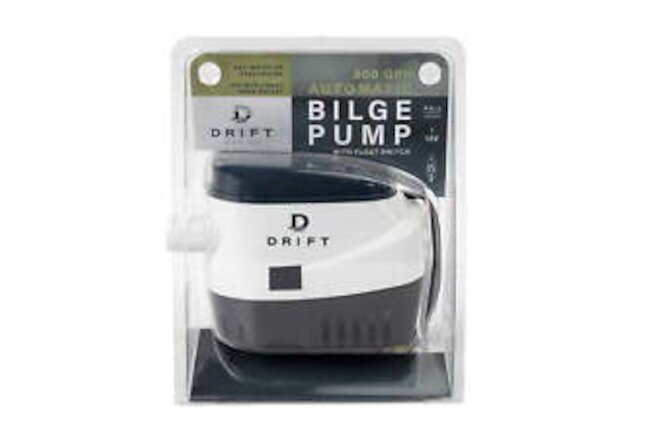800 GPH Submergible Automatic Boat Bilge Pump with Float Switch, 12V