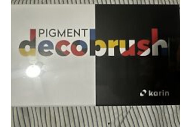 Karin Pigment DecoBrush 12 Color Basic Marker Set | Sealed +Free Shipping !