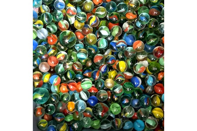 Marbles Vintage Glass Cat Eyes Marbles 5 Lbs Random Mix Lot 1930's And Up