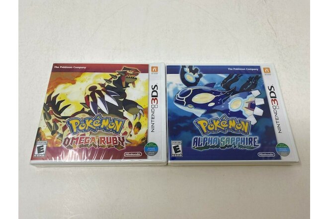 Pokemon Omega Ruby Alpha Sapphire Nintendo 3DS Games Brand New & Factory Sealed!