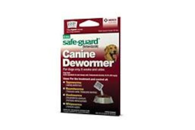 Safe-Guard fenbendazole Canine Dewormer for Dogs 4gm pouch ea. pouch treats 4...