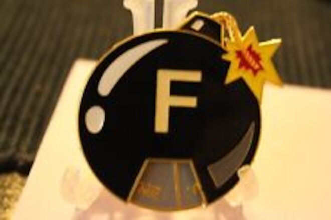 F-BOMB Enamel Pin - Large 2” - Spin Feature - Eff It, You, This, That, No - New!