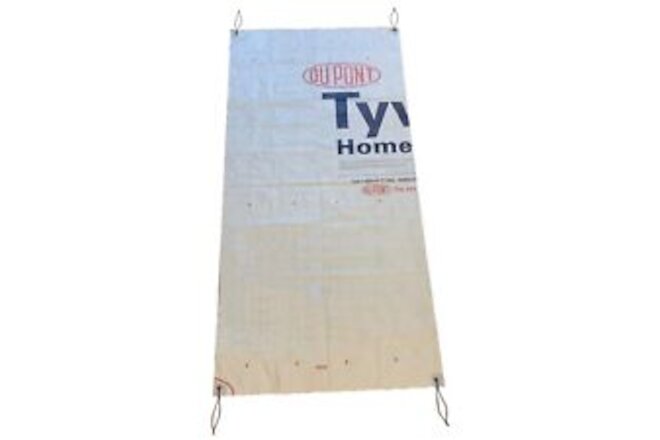 Custom 83" L x 68.5" Pre-softened Tyvek with 4 Reinforced Corners and Bungees