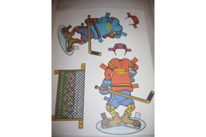Vintage 1981 Disney Sport Goofy Paper Doll Cut Out Book Whitman NEW