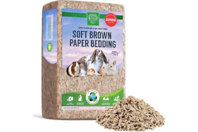 Premium Small Animal Bedding, Natural Soft Paper Bedding for Small Indoor and Ou