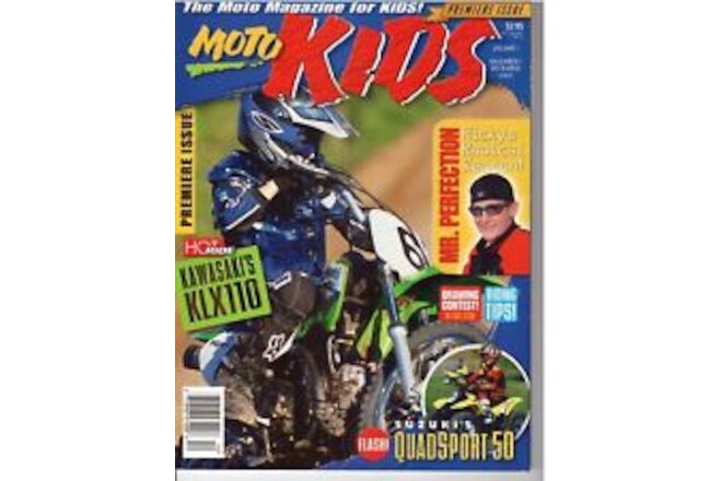 Vintage Magazine 2002 Issue 1 MotoKids Motocross Supercross Ricky Carmichael