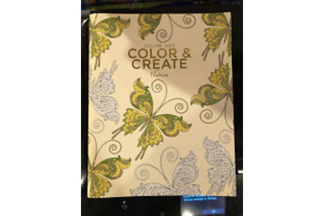 Color Art Color & Create Nature Adult Coloring Book