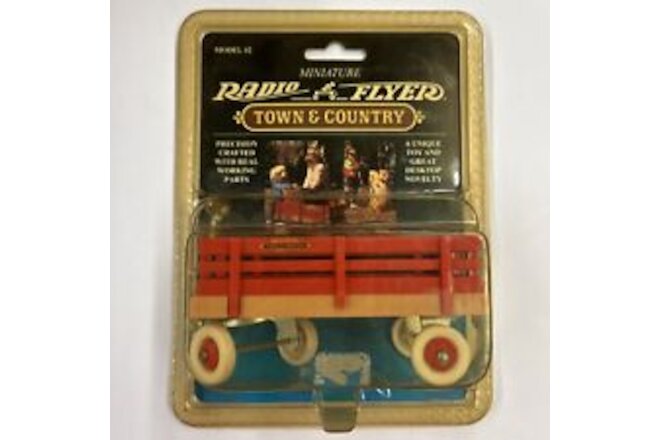 Radio Flyer Miniature Red Wagon Town & Country Model #2 1993