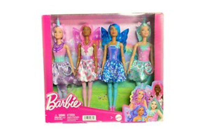 Barbie Fairytale Unicorn Fairy Doll Multipack Set