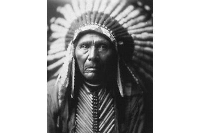 Chief Three Horses (1905) 8"x10" Photograph Print 8x10 Sioux