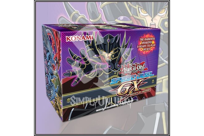 YuGiOh SPEED DUEL GX: DUELISTS OF SHADOWS M|NI BOX 228 CARDS Presale 3/31/23