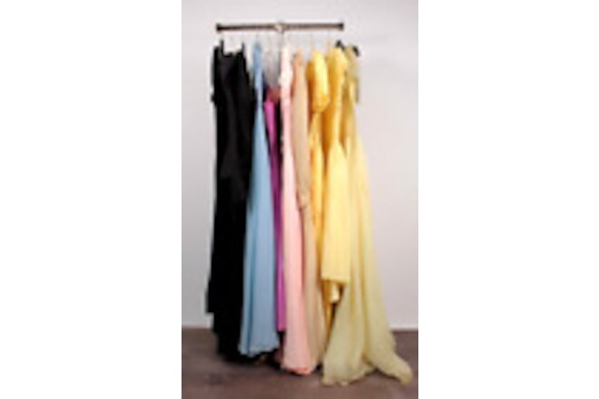 VTG Lot of 10 40s AS IS Gowns Assorted Sizes & Colors 1940s Formal Dress Lot