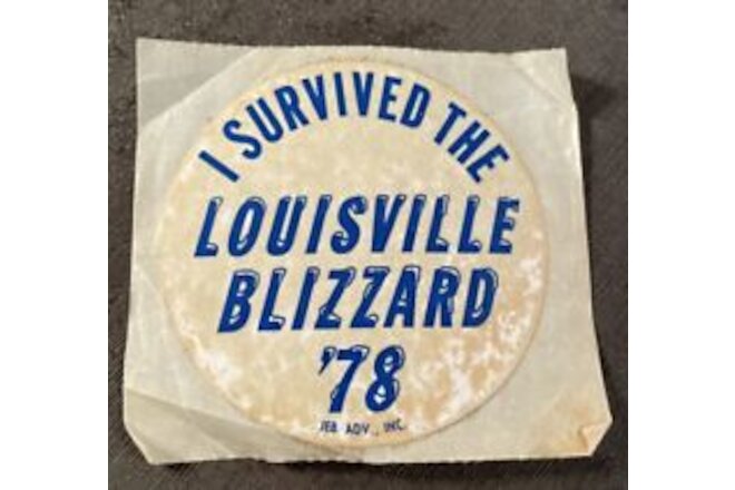 Super Rare (I Survived The Louisville Blizzard ‘78) 3” Sticker Kentucky 1978