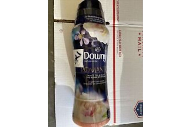 Downy Infusions In Wash Scent Booster Beads Romantic White Tea & Peony 20.1 Oz