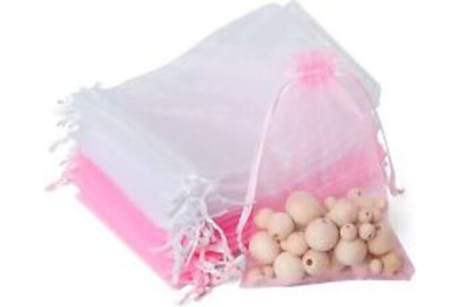 Organza Wedding Party Favor Gift Candy Sheer Drawstring Gift Bags Jewelry Pouch