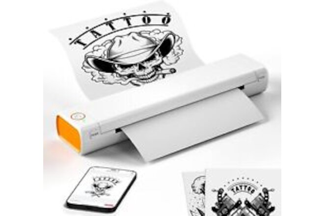 Itari M08F Wireless Tattoo Stencil Printer - Thermal Tattoo Transfer Machine ...