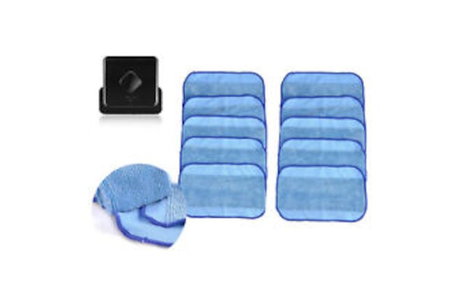 10Pcs Mopping Cloth Wet Washable Pads For iRobot Braava 380 380t 320 Mint 4200