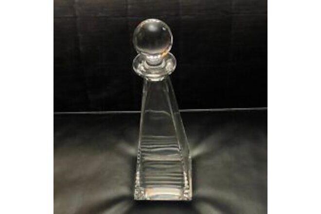 Tiffany Pyramid Crystal Decanter & Stopper  - Never Used, Flawless Condition