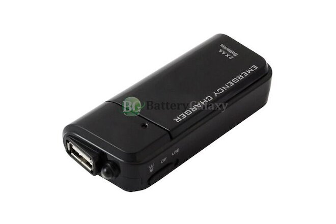 NEW USB Emergency Portable 2AA Battery Power Charger for Android Cell Phone HOT!