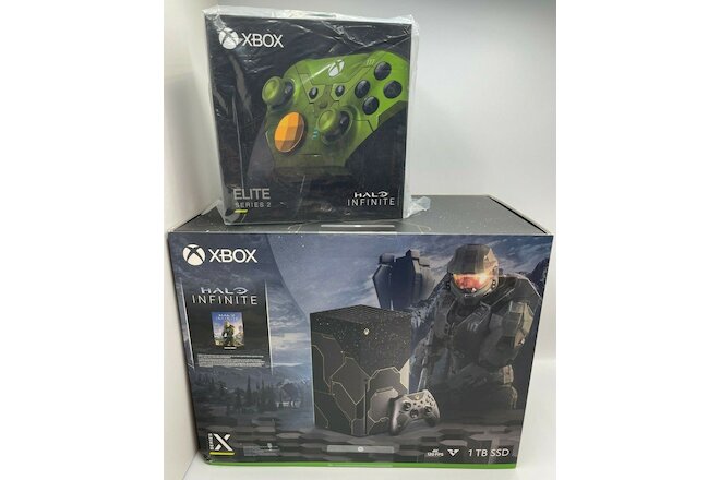 Microsoft Xbox Series X HALO INFINITE Limited Edition Console & ELITE Controller