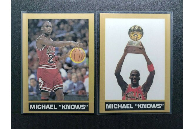 1989-90 Broder Basketball Michael Jordan "Michael Knows" Lot, Chicago Bulls