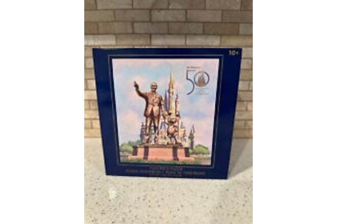 DISNEY WORLD 50th ANNIVERSARY Walt and Mickey Puzzle 1000 Pieces NEW bq
