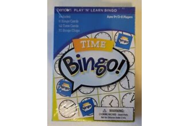 Time Bingo Bendon Play'n'Learn Ages 5+