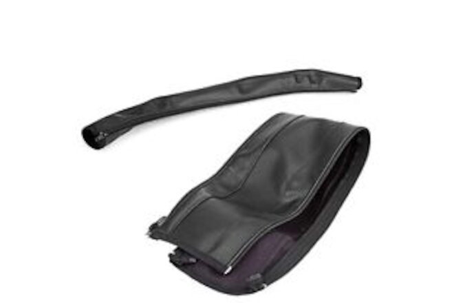 Baby Stroller Handle Cover, Leather Pram Foam Armrest Covers Universal Bumper