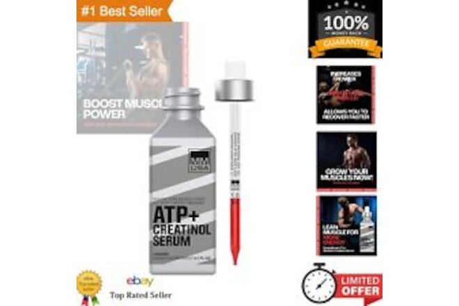 Pre-Workout Creatine for Men. ATP Energy, Lean Muscle Mass, Strength + Endura...