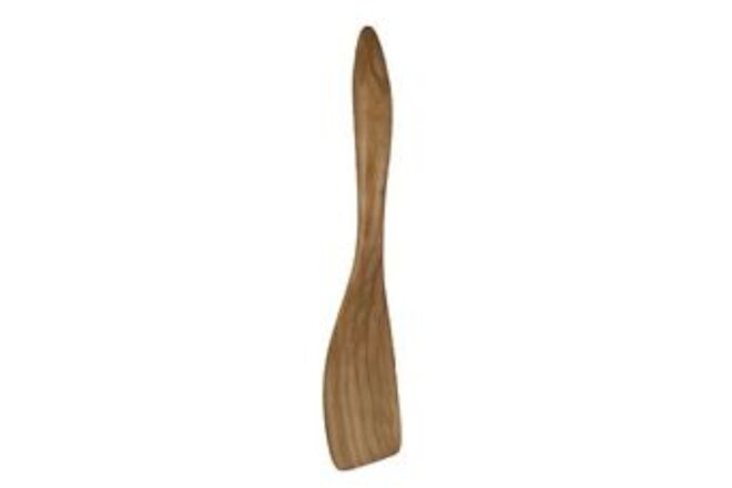 French Olive Wood Small 12-1/2-Inch Handcrafted Wood Spatula, Terra Collection