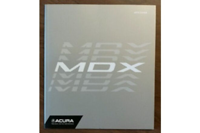 2018 ACURA MDX Sales Brochure Catalog US 18 Sport Hybrid SH-AWD