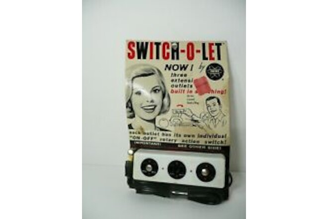 Vintage 1968 Pat. Fedtro Switch-O-Let SWT-3 New In Original Package