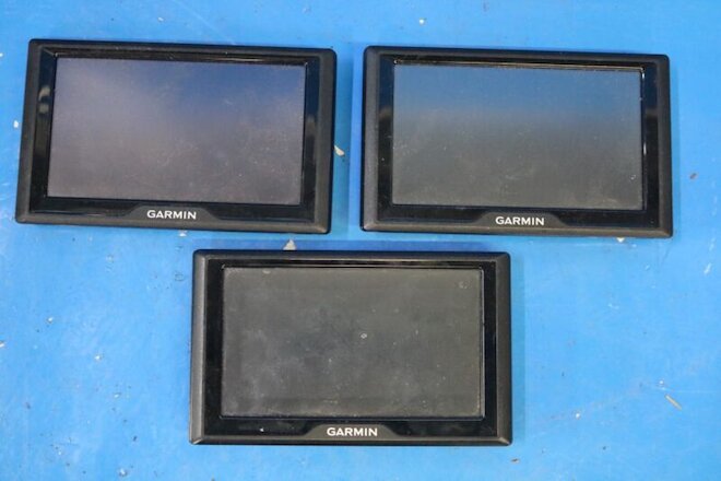 (LOT OF 3) Garmin Drive 51 LM 5" Touchscreen LCD Display GPS Navigation System