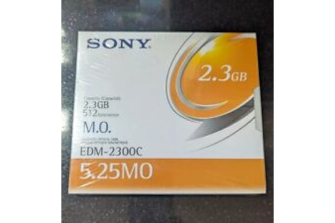Sony EDM-2300C 2.3GB 512 B/S Magneto Optical Disk New Sealed