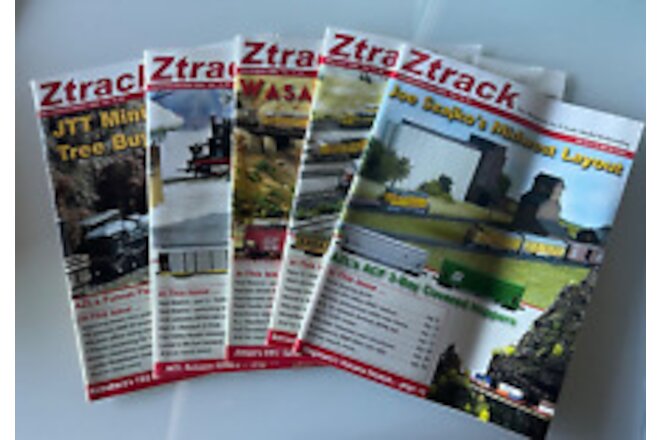 Ztrack Magazine Z-scale 5 numbers (1,3,4,5,6) of the year 2009 Volume 15